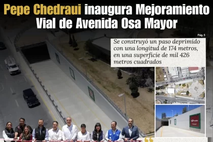 Pepe Chedraui inaugura Mejoramiento Vial de Avenida Osa Mayor