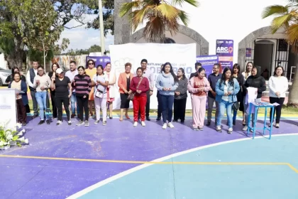 Pone en marcha Omar Muñoz primer “Arco Naranja” en Cuautlancingo