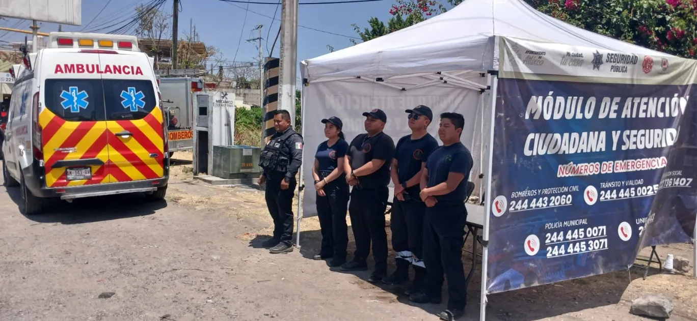 Presidenta de Atlixco Ariadna Ayala, refuerza operativo de seguridad de Semana Santa