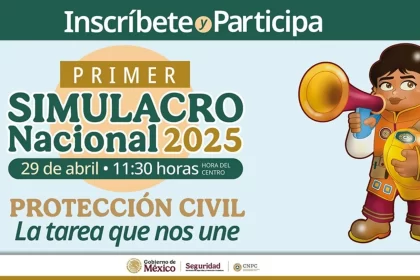Puebla se alista para el Simulacro Nacional 2025