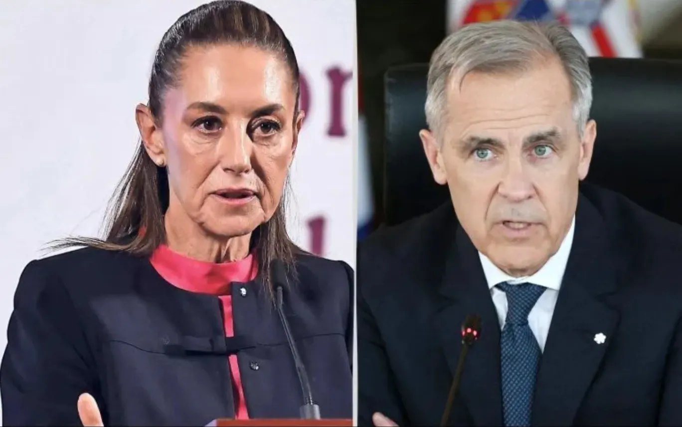 Sheinbaum y primer ministro de Canadá tienen llamada antes de los aranceles de Trump