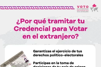 Si vives en el extranjero, tramita tu credencial para votar con fotografía, ¡es muy sencillo!