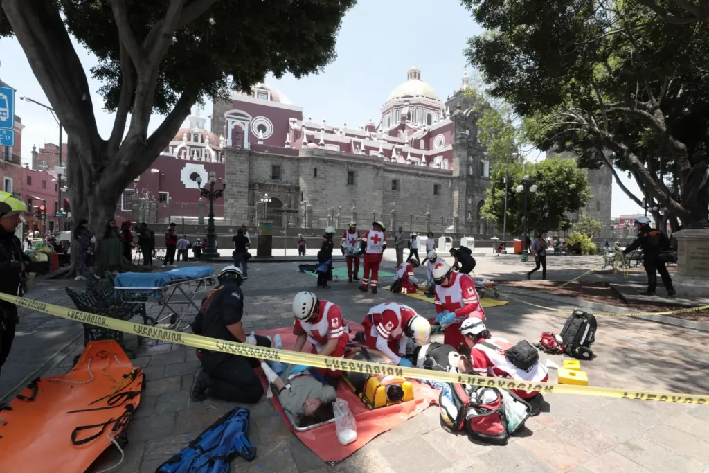 Simulacro Nacional 2025: puesto de comando para la atención de incidentes