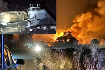 Tragedia en Tlahuapan: explosión de pipas de huachigas cobra vidas y varios heridos