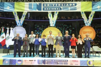 Alejandro Armenta y Lilia Cedillo Ramírez, inauguraron la Universiada Nacional 2025
