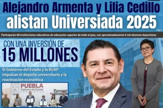 Alejandro Armenta y Lilia Cedillo alistan Universiada 2025