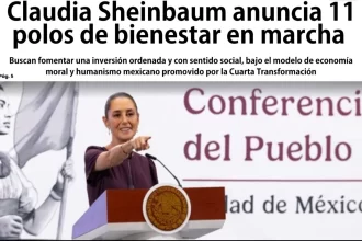 Anuncia Claudia Sheinbaum 11 polos de bienestar en marcha