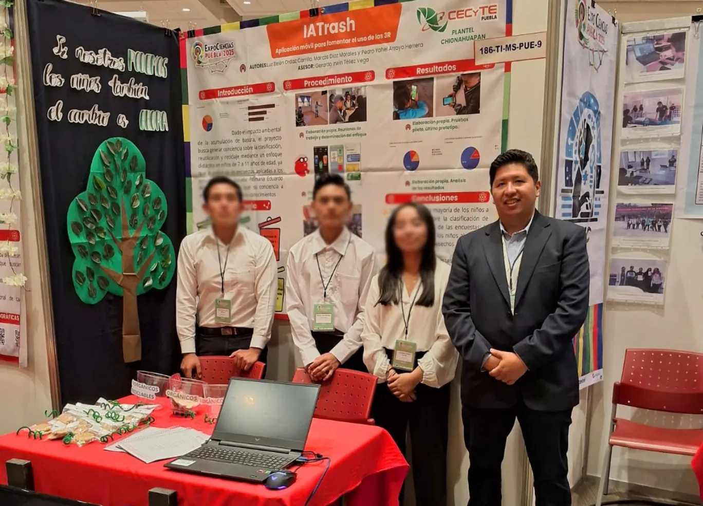 CECyTE Puebla presente en ExpoCiencias 2025