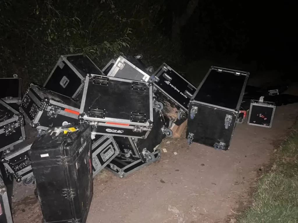 En Tlanalapan, San Martín Texmelucan localizan los instrumentos musicales de Los Ángeles Azules