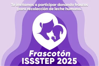 ISSSTEP convoca a donar frascos para recolección de leche humana