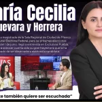 La gente también quiere ser escuchada: María Cecilia Guevara llevará la voz ciudadana al Tribunal Electoral
