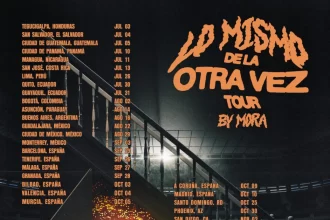 Mora dio a conocer su gira mundial “Lo mismo de siempre”