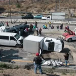 Múltiples accidentes provocan cierre en el Periférico Ecológico de Puebla
