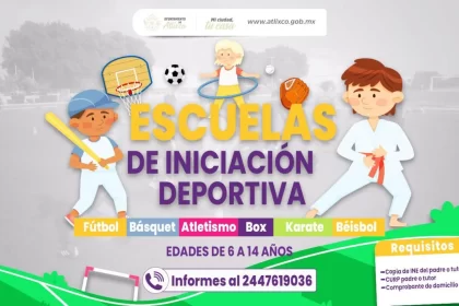 Ariadna Ayala presidenta de Atlixco, impulsa Escuelas Deportivas Gratuitas