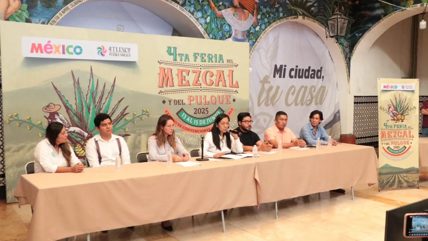 Ariadna Ayala, presidenta municipal, invita a disfrutar de la Feria del Mezcal y del Pulque en Atlixco