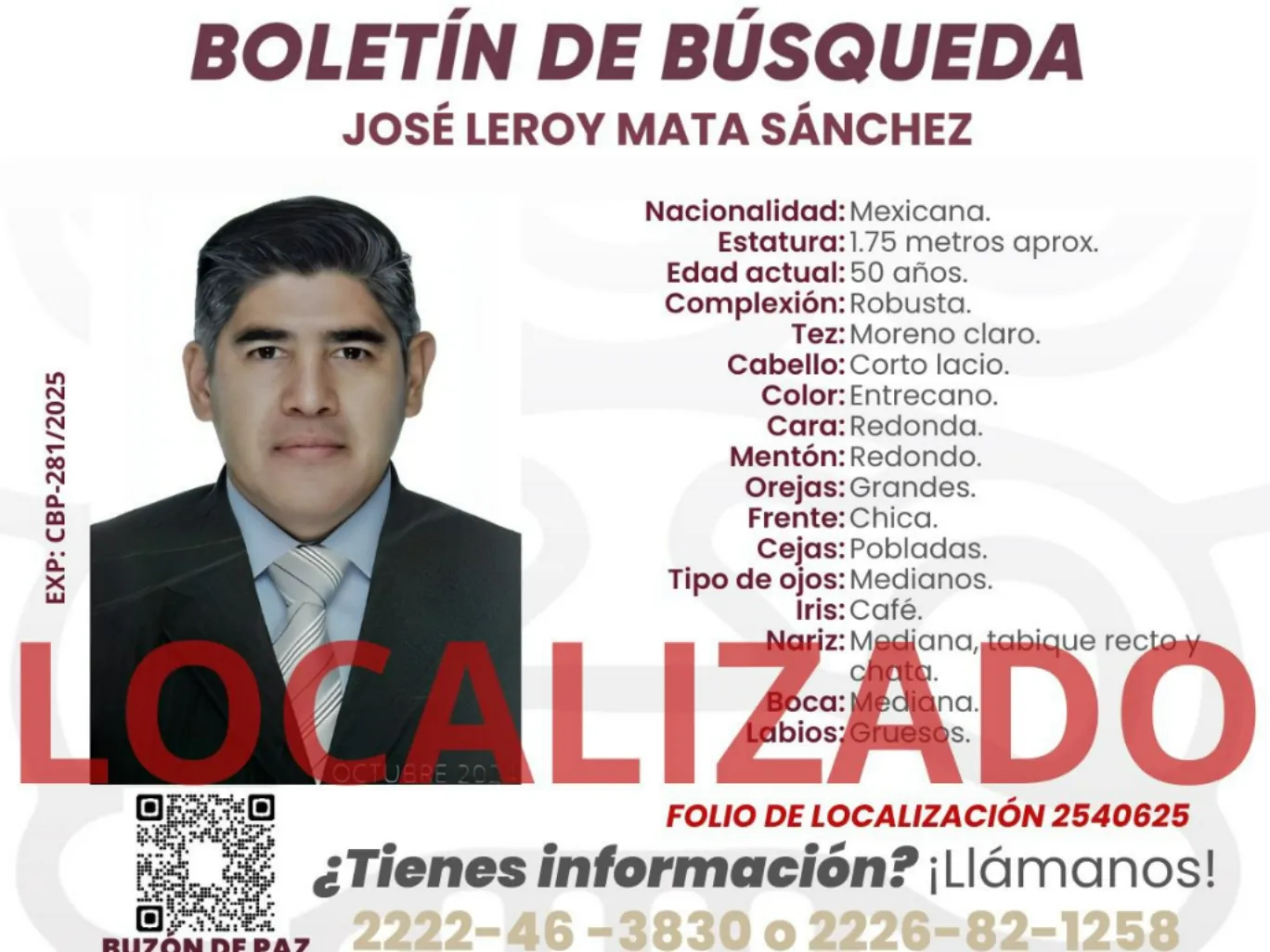 Comisión de Búsqueda confirma con vida al ciclista José Leroy, desaparecido desde el sábado