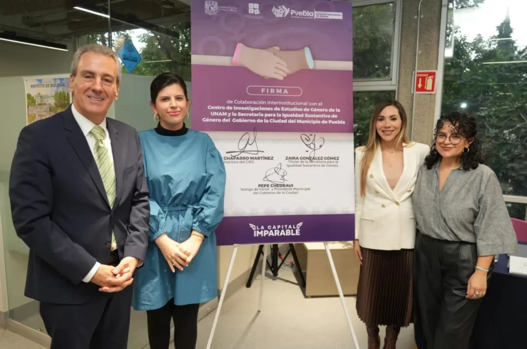 Pepe Chedraui firma convenio con la UNAM para impulsar la capacitación en igualdad y perspectiva de género