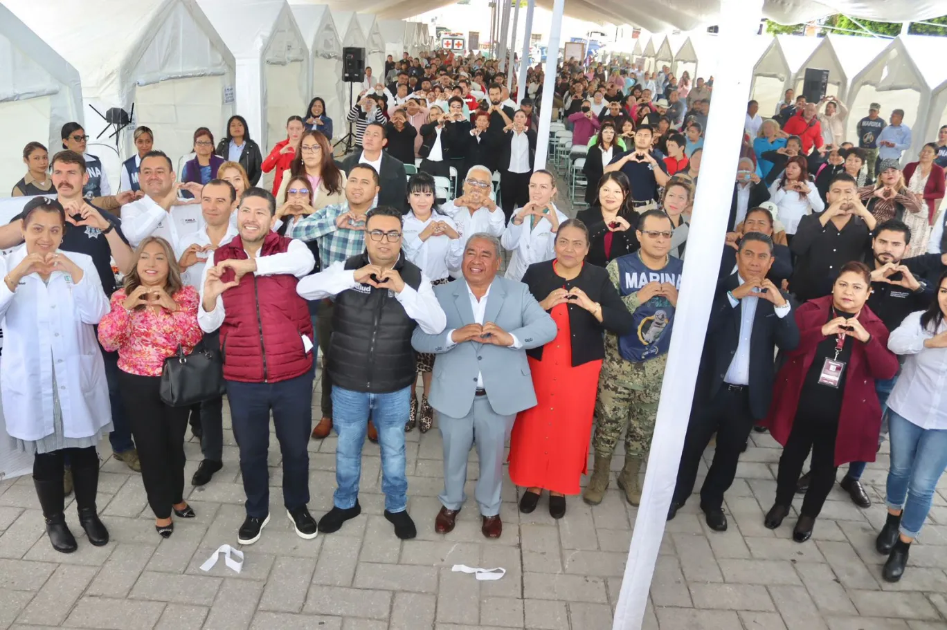En Amozoc arrancan las Jornadas de Atención Médica de Primer Contacto, en el marco de las Ferias de La Paz