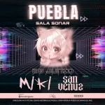 Este viernes 20 de junio se presentan por primera vez en Puebla el productor y músico Miki y la banda San Venus