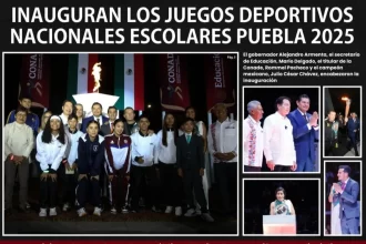 Inauguran los Juegos Deportivos Nacionales Escolares Puebla 2025