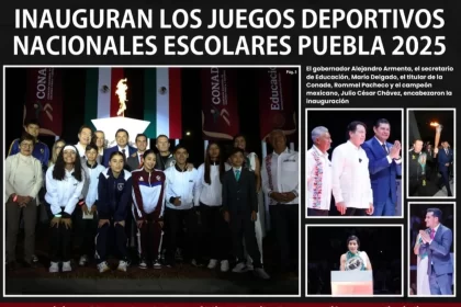 Inauguran los Juegos Deportivos Nacionales Escolares Puebla 2025