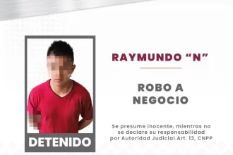 La SSC detiene a probable asaltante de un establecimiento de comida