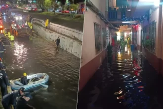 Llovió en un día en el Valle de México, casi lo que cae en un mes en CDMX