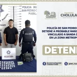 Policía de San Pedro Cholula detiene a probable narcomenudista vinculado a banda delictiva en la zona metropolitana