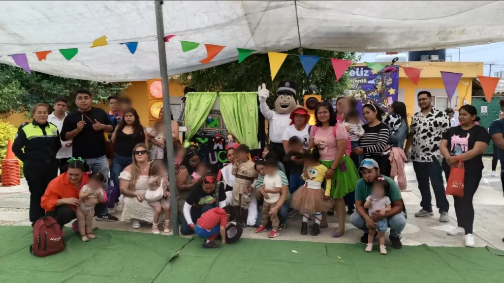 Policía de San Pedro Cholula promueve ciberseguridad infantil y educación vial a través de actividades lúdicas