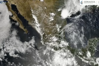 ¡Alerta en el Pacífico! Se forma ciclón tropical Cuatro-E frente a las costas de Oaxaca y Guerrero