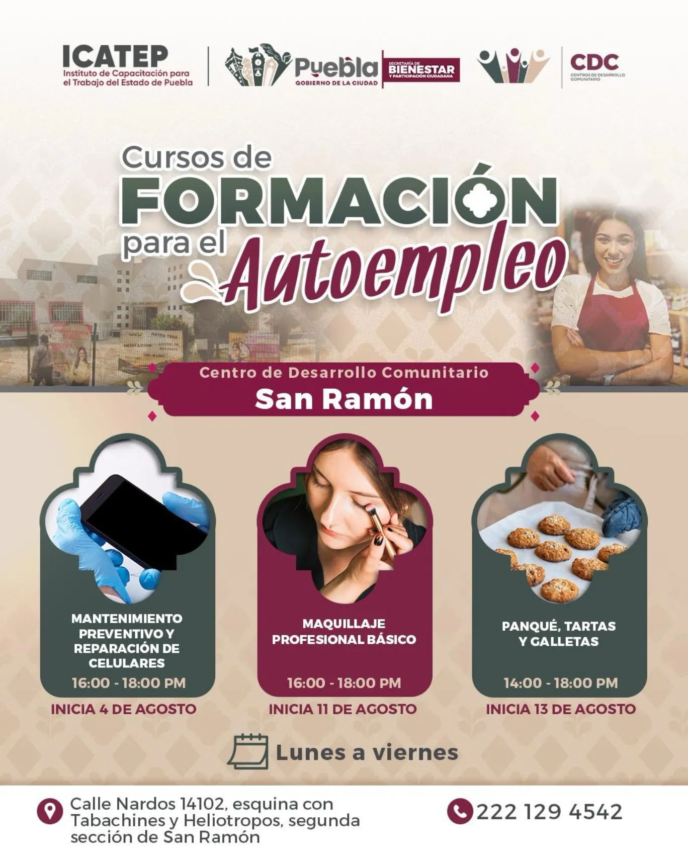 Anuncia Gobierno de la Ciudad apertura de inscripciones para cursos gratuitos de capacitación en agostoAnuncia Gobierno de la Ciudad apertura de inscripciones para cursos gratuitos de capacitación en agosto