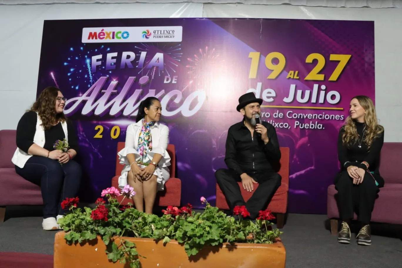 Ariadna Ayala, inaugura la Feria de Atlixco 2025 con concierto de Reyli Barba