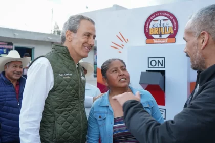 Avanza Pepe Chedraui modernización de alumbrado con Puebla Brilla; más de 73 mil beneficiados