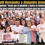 Citlalli Hernández y Alejandro Armenta impulsan “Voces por la Igualdad y Contra la Violencia”, foros para construir entornos seguros para las mujeres