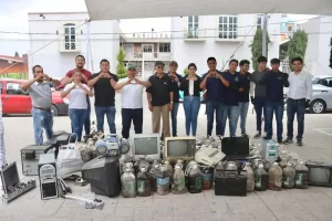 Con Reciclatron, cuidan el medio ambiente en Amozoc