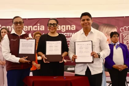 Cuautlancingo fortalece acciones contra la violencia de género con firma de convenio