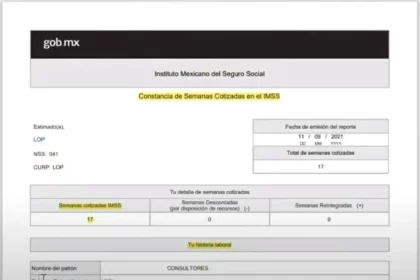 El IMSS te invita a obtener tu constancia de semanas cotizadas a través de sus servicios digitales, sin salir de casa