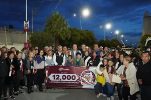 En San Isidro Castillotla, Puebla Brilla llega a 12 mil luminarias modernizadas en menos de un año