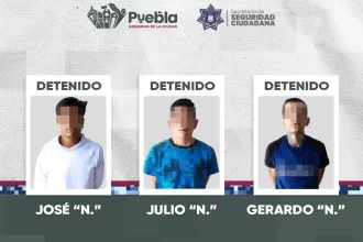 En reacción inmediata, la SSC detiene a tres presuntos responsables por robo