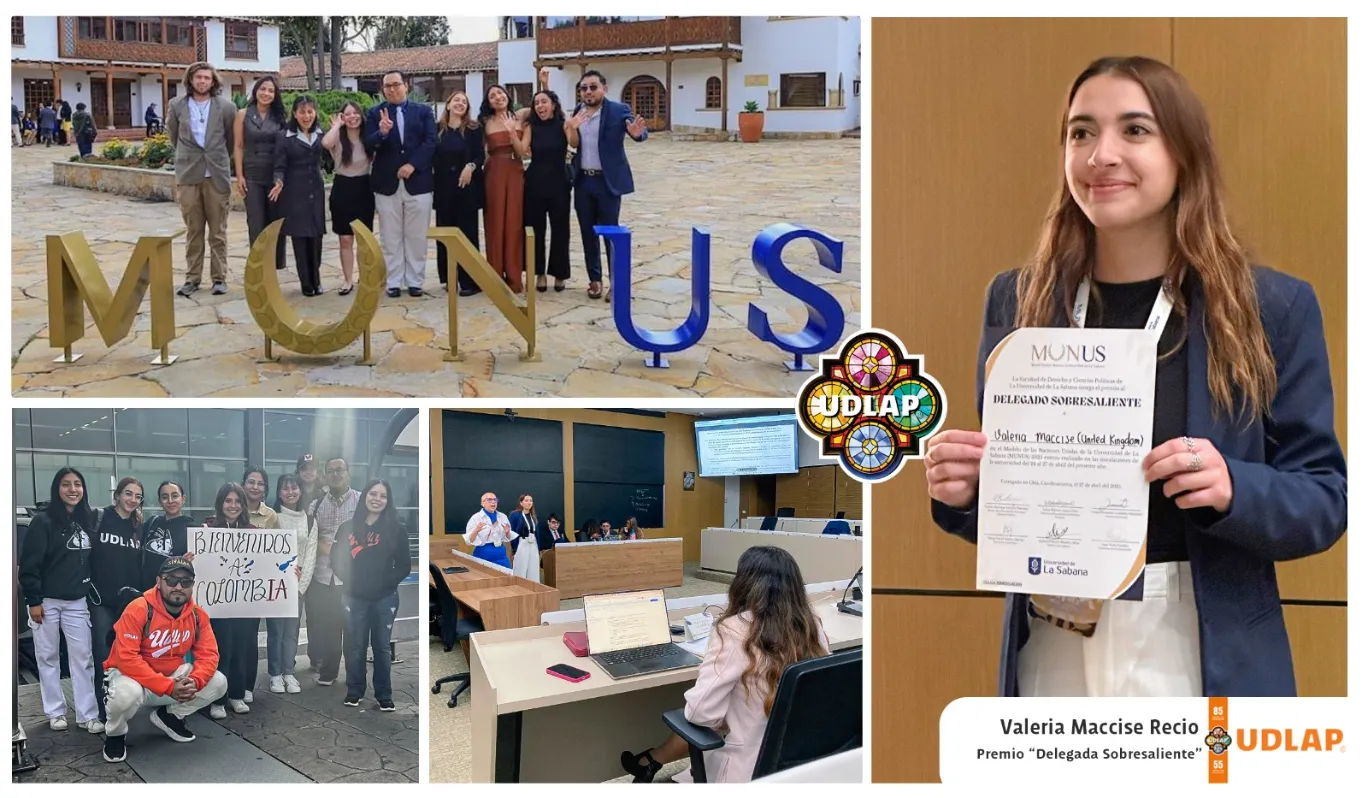 Estudiante UDLAP fue premiada en el Modelo de Naciones Unidas de Colombia