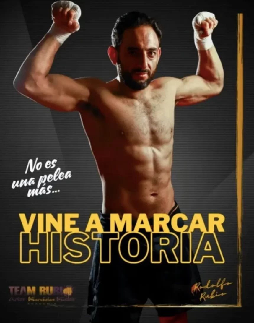 Fito Rubio, con la mirada puesta en el cinturón interino de Lux Fight League