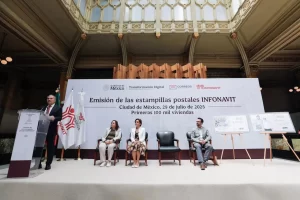 Infonavit y correos de México celebran el Derecho a la Vivienda adecuada con estampillas