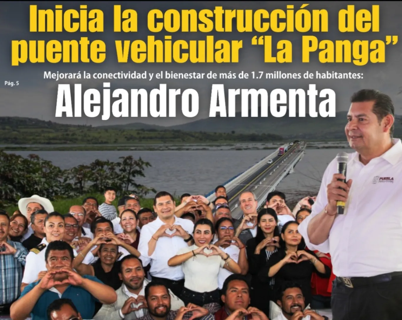 Inicia la construcción del puente vehicular “La Panga”