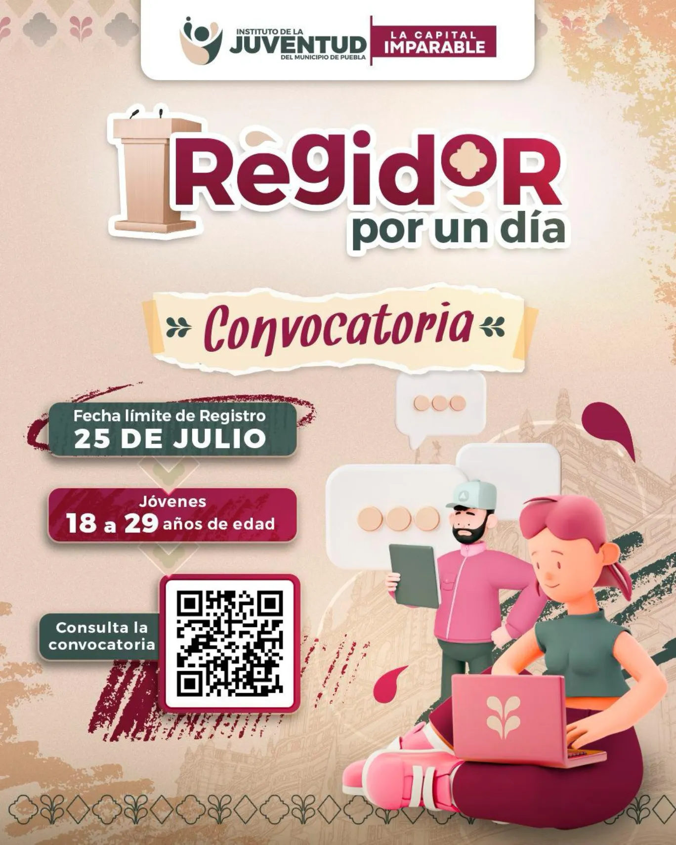 Invita IJMP a participar en “Regidor por un Día”_