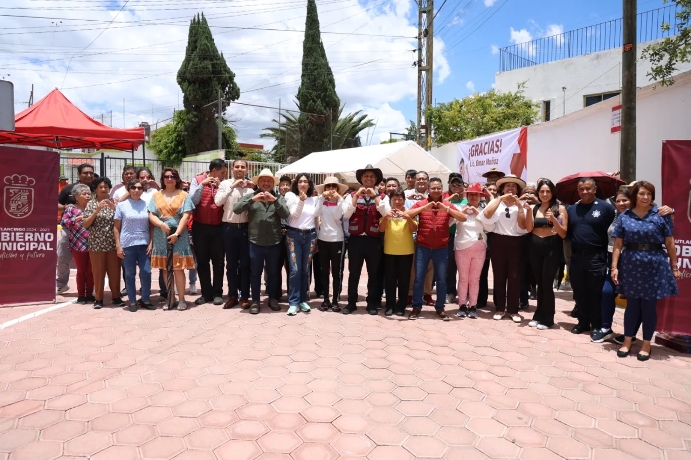 Omar Muñoz cumple su palabra de mejorar las vialidades de Cuautlancingo