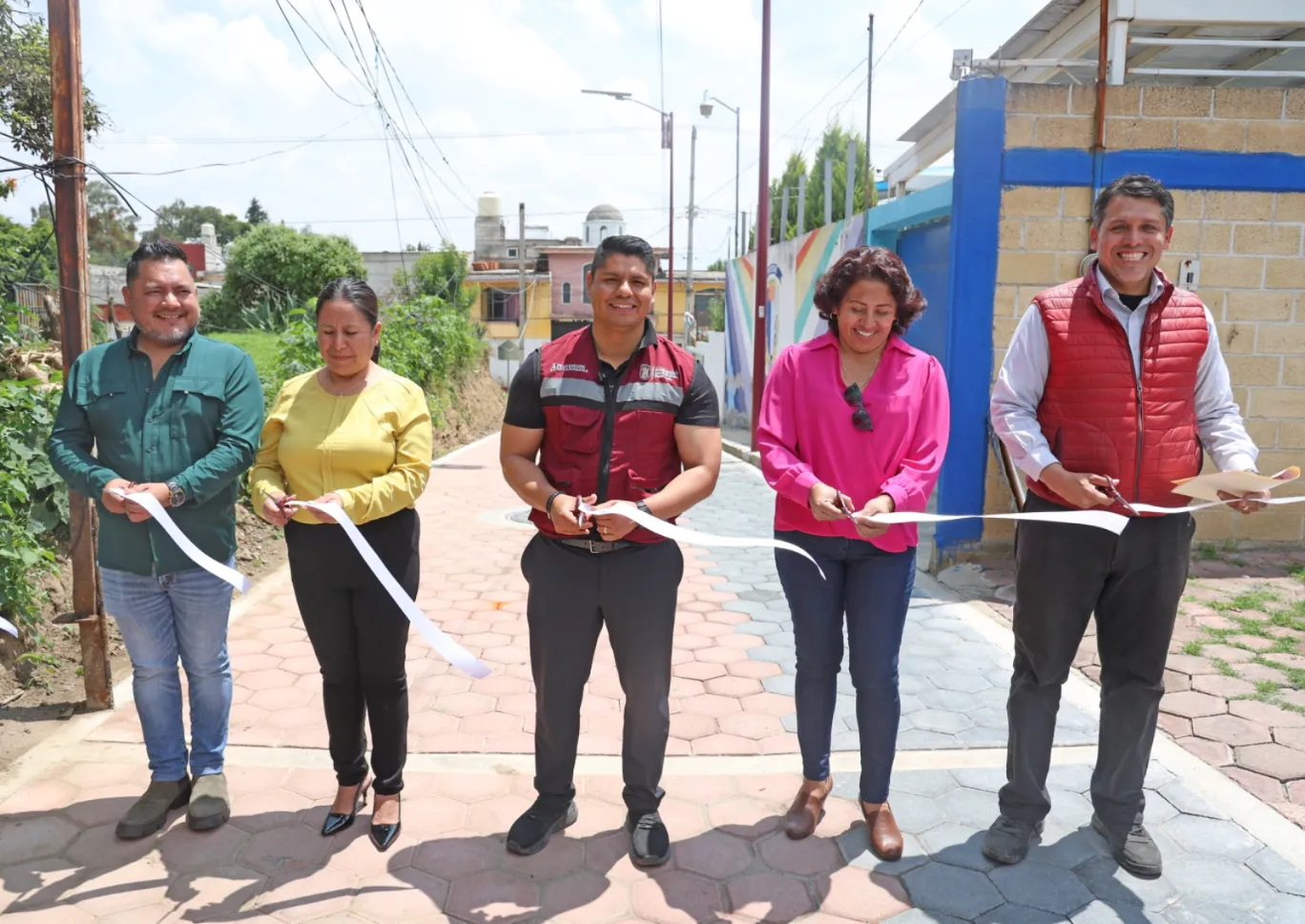Omar Muñoz realiza jornada integral de trabajo en Cuautlancingo