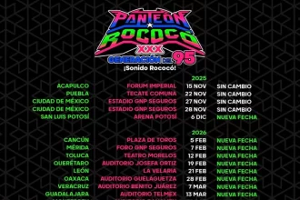 Panteón Rococó reagenda fechas de su gira “XXX Generación del 95”, por el problema de salud de Dr. Shenka, su vocalista