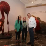 Recorre Pepe Chedraui la exposición “El Murmullo de los Océanos” en la Galería del Palacio Municipal