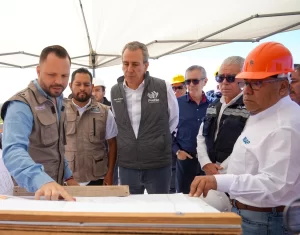 Supervisa Pepe Chedraui construcción del Bachillerato Tecnológico BUAP