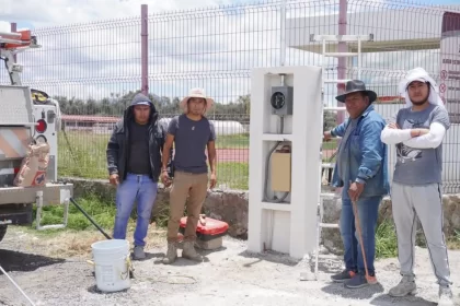 ¡La Unidad Deportiva de Amozoc contará con alumbrado público!